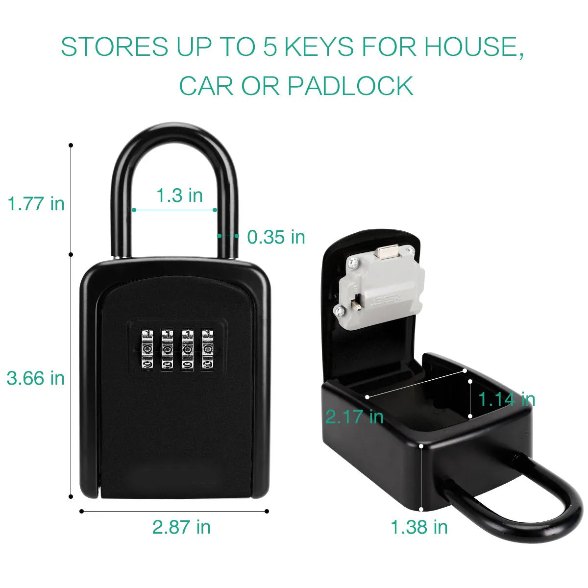 Password Key Box Outdoor Key Safe Lock Box Decoration Key Code Box Key Storage Lock Box Wall Mounted Password Box