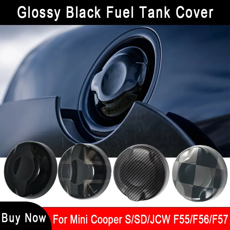 Brand New Plastic Ray Style Black Fuel Tank Cover For MINI Cooper S F55 F56  F57 2.0T (1PCS/SET) Car-Styling Accessories
