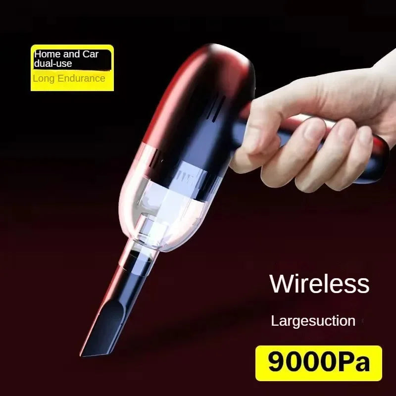Small Scale Hand Home Appliance Wireless Cleaner Machine Car 9000Pa 120W 7.4V Vacuum USB Cleaner Integrated Mite Removal