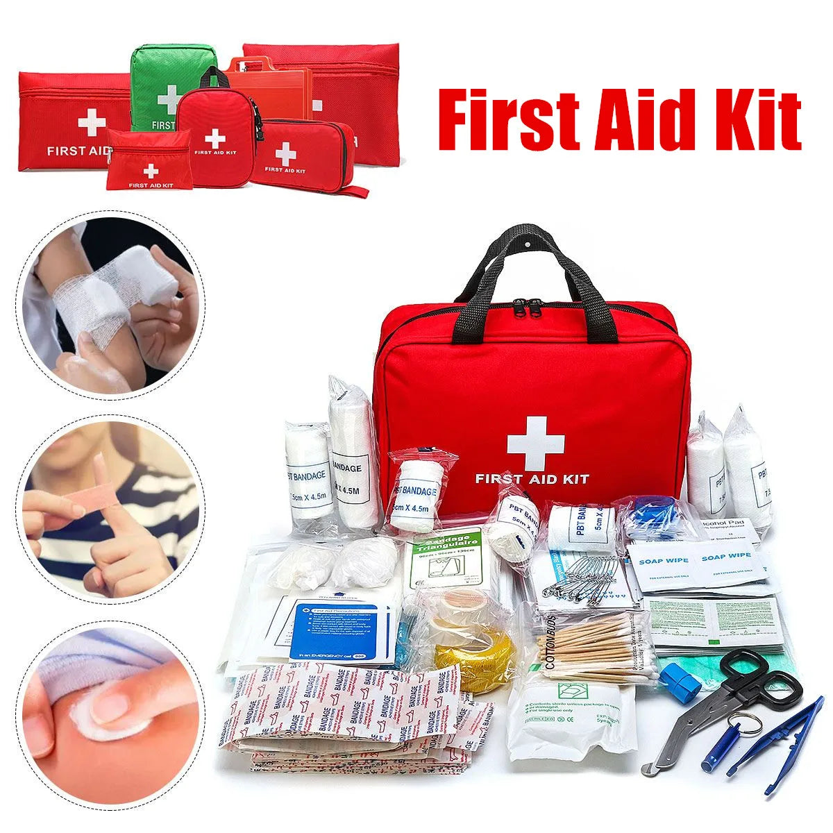 Various Types Tactical First Aid Kit In The Car Military Acessories Survival Kits Camping Equipments Medical Bag Self-defense