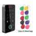 NFC Bluetooth Tuya APP Backlight Touch 13.56Mhz RFID Card Access Control Keypad Door Lock Opener WG Output  IP66 Watreproof