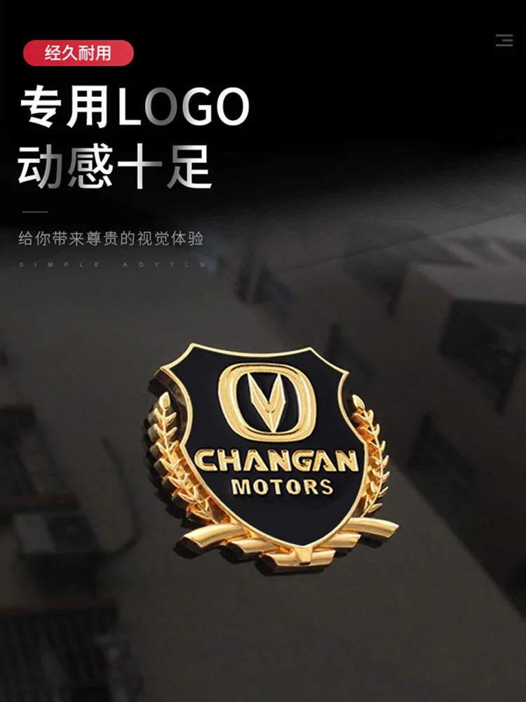 For Changan unik uni-k 2020-22 Car Body Decoration Metal Sticker Side Logo Car Window Maisui Logo