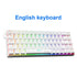 E-YOOSO Z686 RGB USB 60% Mini Slim Mechanical Gaming Wired Keyboard Red Switch 68 Keys Russian Brazilian Portuguese for Compute
