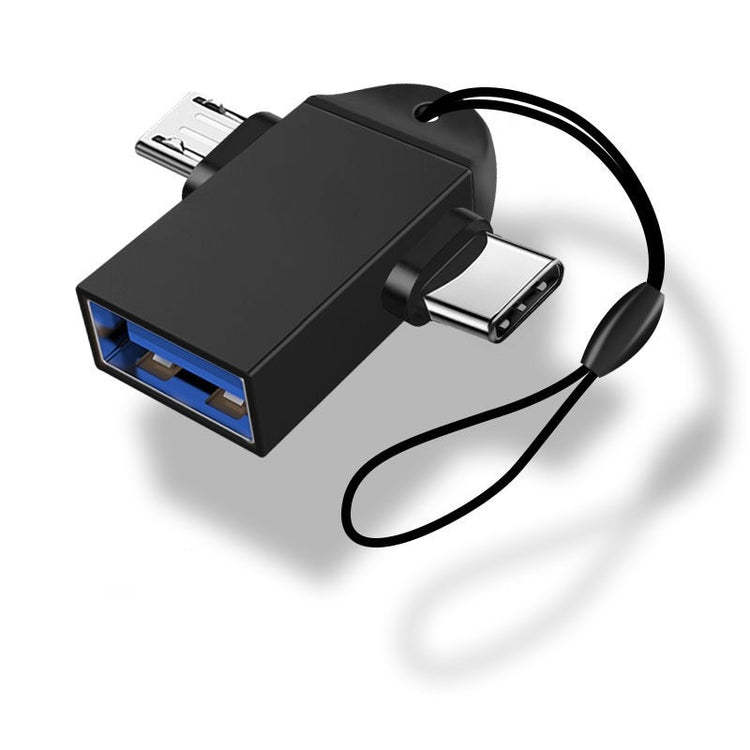 2 in 1 OTG Adapter USB3.0 Female To Micro USB Male&Type C Male Connector Mobile Phone Adapters 5Gbps Data Transmitting Adapter