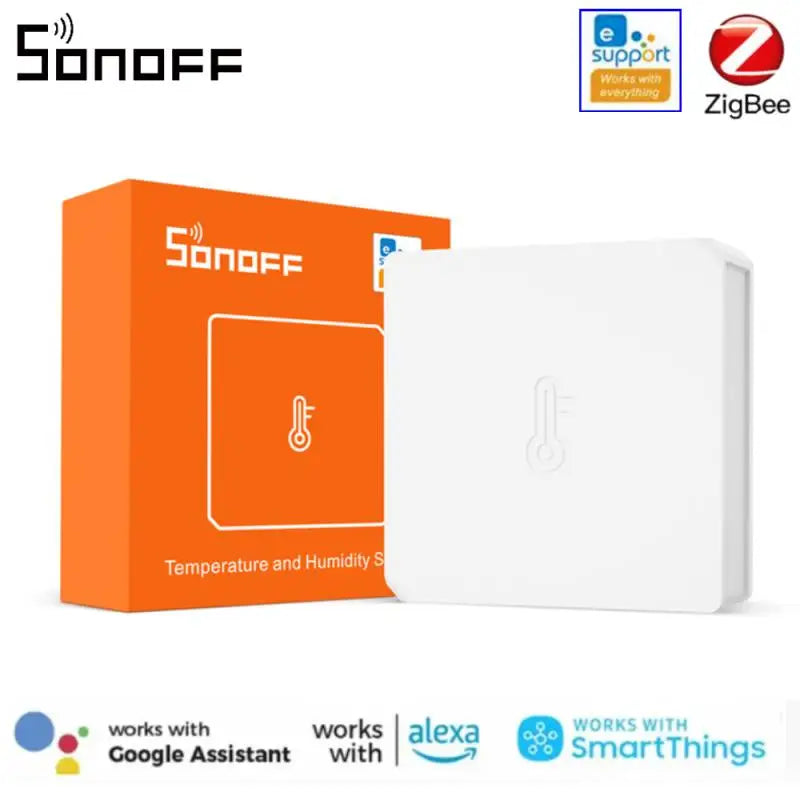 SONOFF SNZB-02 ZigBee Smart Temperature And Humidity Sensor eWelink Smart Home Security Detector Work With Alexa Google Assisent