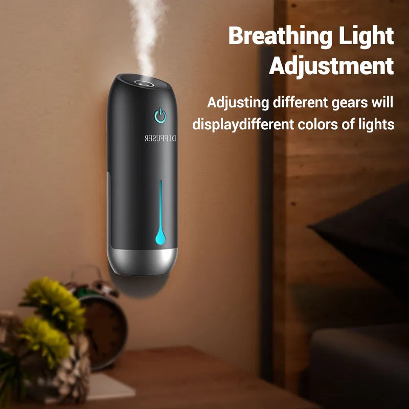 Essential Oils Diffuser Aromatherapy Humidifiers Wall Mounted Desktop Fragrance Diffuser Air Freshener for Car Home Flavoring