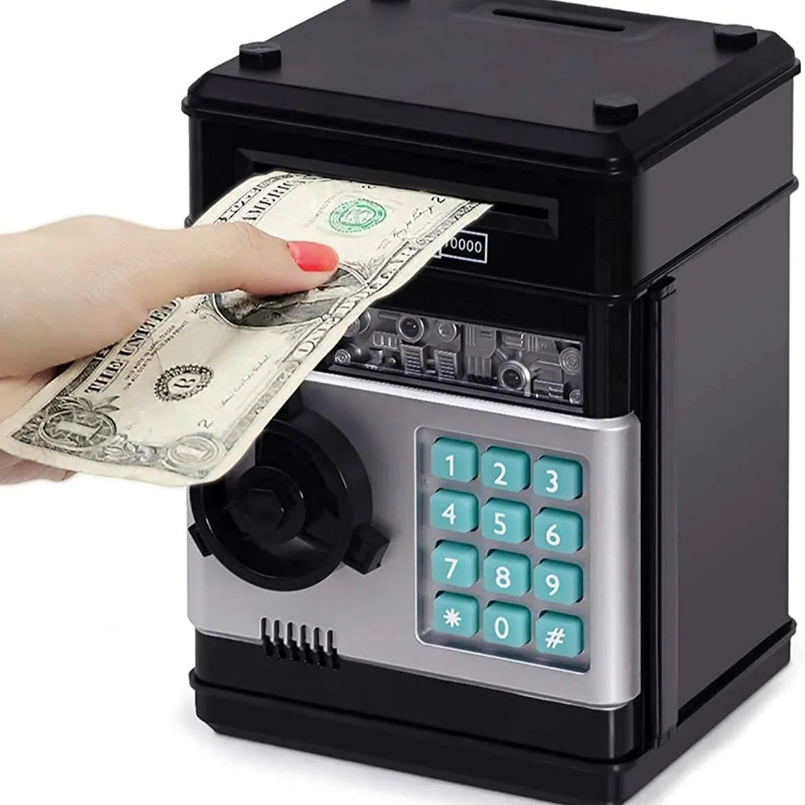 Electronic Piggy Bank Password Safe Box Money Boxes For Children Digital Coins Cash Saving Safe Deposit Atm Machine Kid Gifts