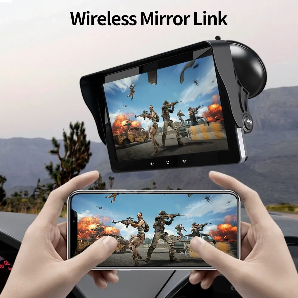 Universal 7Inch Car Radio Wireless CarPlay And Wireless Android Auto Multimedia Video Player Touch Screen For Nissan Toyota Car