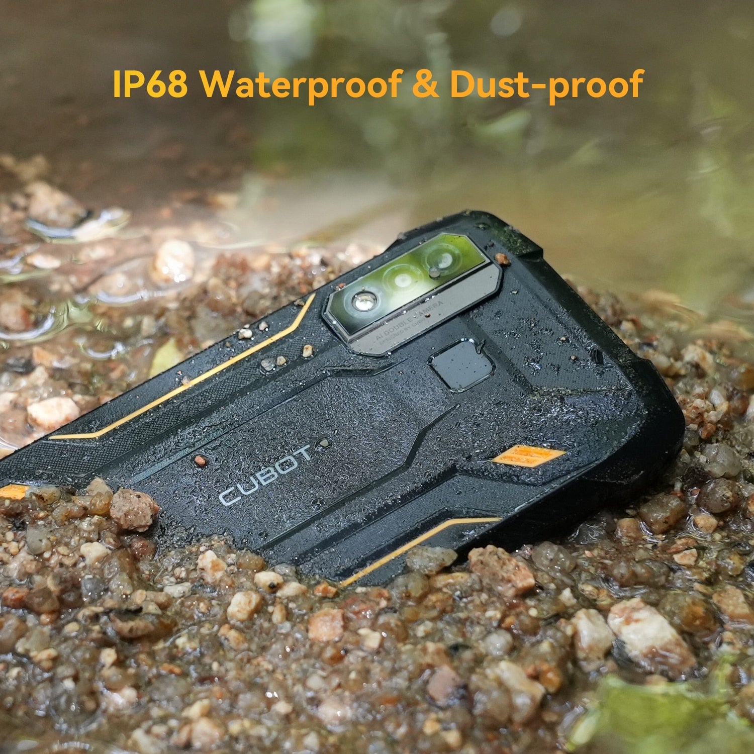 Cubot IP68 Waterproof Rugged Smartphone King Kong 6, NFC, 4GB RAM+64GB ROM (128GB Extended), 5000mAh, 4G Dual SIM, Android Phone