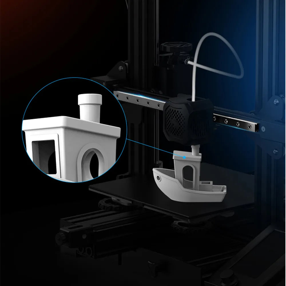 Creality Ender 3 Linear Rail Kit X-axis Rail Guide MGN12C 12.6" Length with Mount Bracket Support Sprite Pro Kit Compatible With