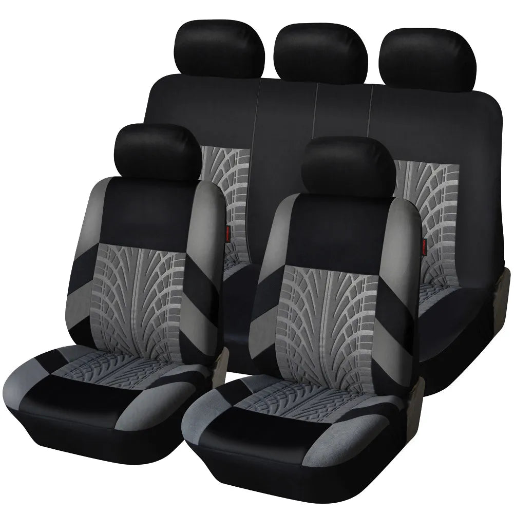Brand Embroidery Car Seat Covers Set Car Organizer Universal