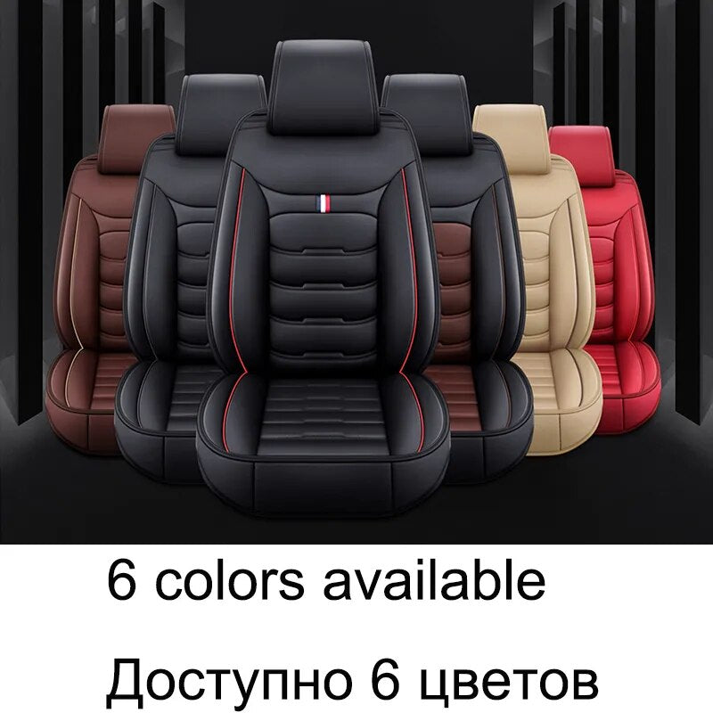 Universal Style Car Seat Covers For TOYOTA CHR Corolla Yaris Prius Vios Kluger Sequoia Rush Car Accessories Interior Details