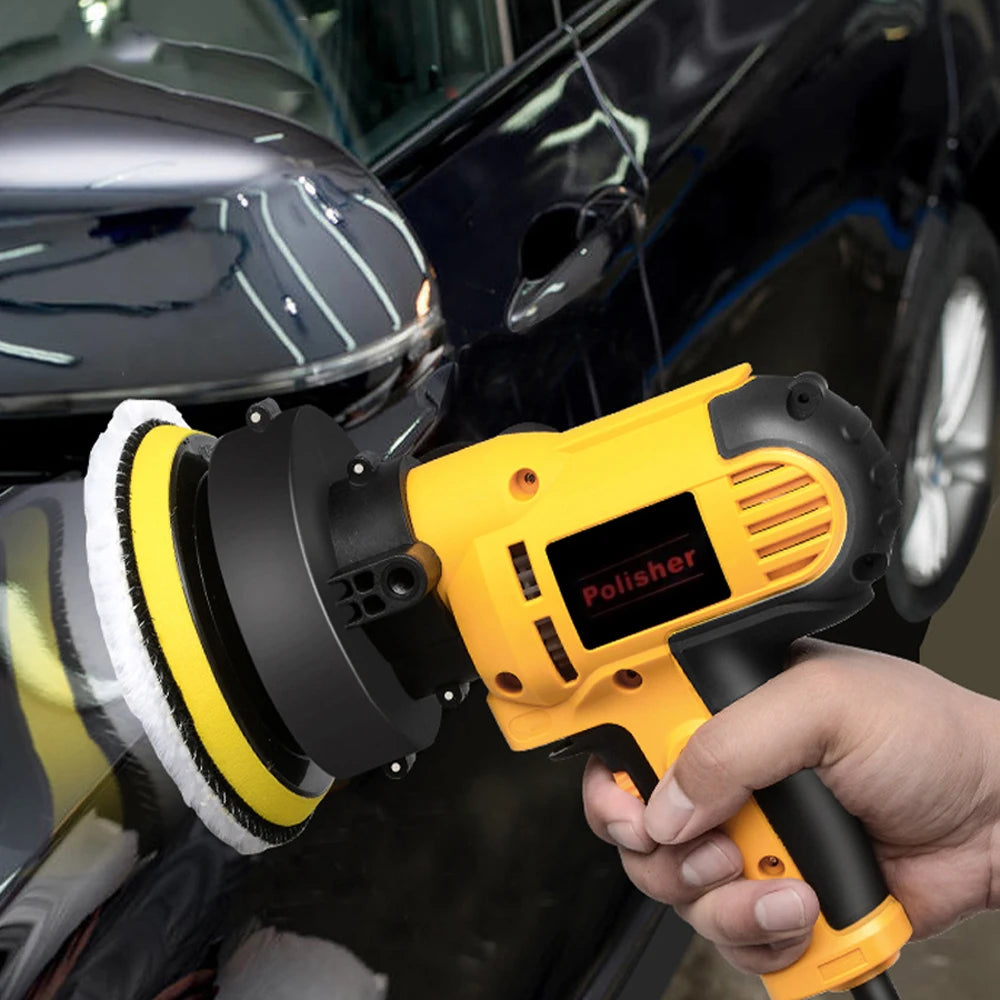 Stepless Speed Adjustable Car Polisher Auto Polishing Machine High Efficiency Waxing Tool