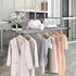 Balcony Telescopic Shoe Rack Coat Hanger Stainless Steel Drying Shoes Clothes Towel Bar Window Shoe Storage Shelf