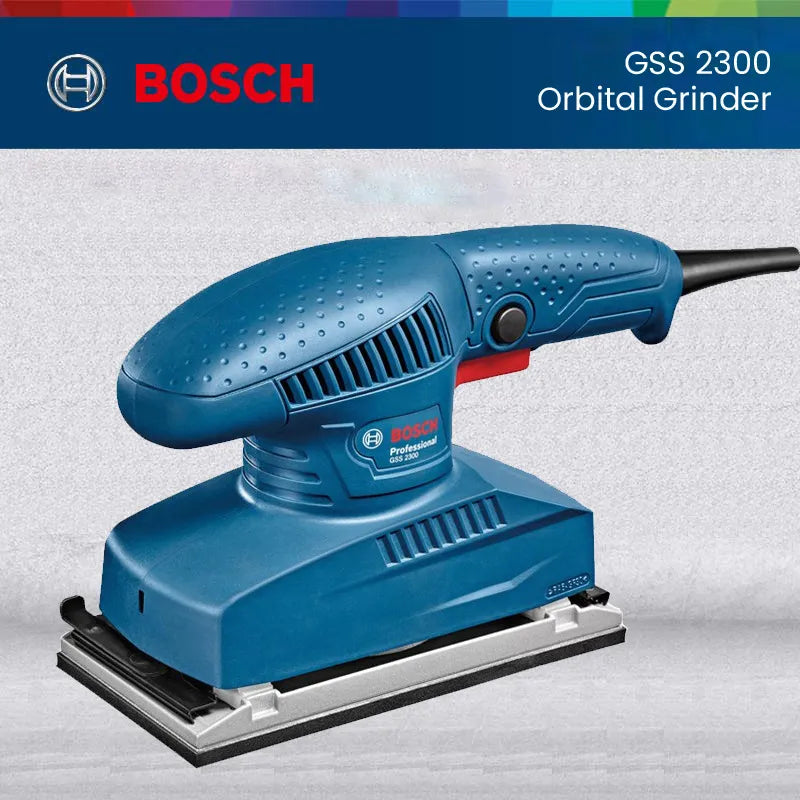 Bosch Orbital Sander Professional GSS 2300 190W 12000rpm Polisher Polishing Grinding Sandpaper Machine Electrical Power Tool