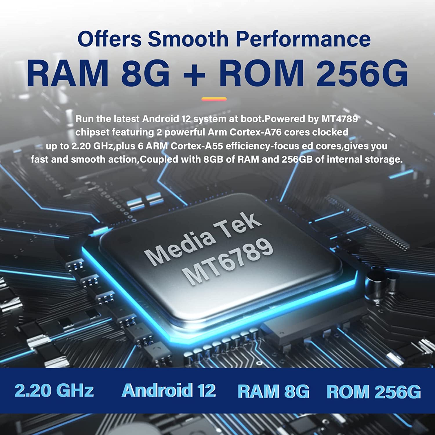 8849 Tank Night Vision Rugged Mobile Phone 8GB Ram 256GB Rom 22000mAh Battery 108MP G99 Cellphone  Android 12  Smartphone