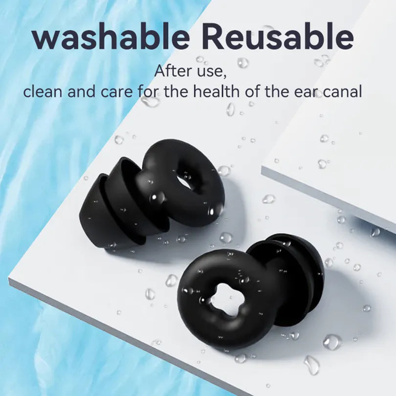 1Pair Earplugs For Sleeping Tapones Oidos Noise Reduction Ear Plug Oordopjes Soft Waterproof Tapones Para Dormir Ear Plugs