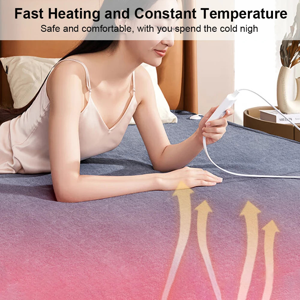 Electric Blanket 220V Electric Heat Blanket Heating Mat Double Bed Single Bed Thermal Heating Blanket Electric Heating Pad Mat