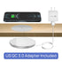 KPON Invisible Wireless Charger Hidden Long Distance Wireless Phone Charger Under Desk QI 10W Furniture Wireless Charging Pad