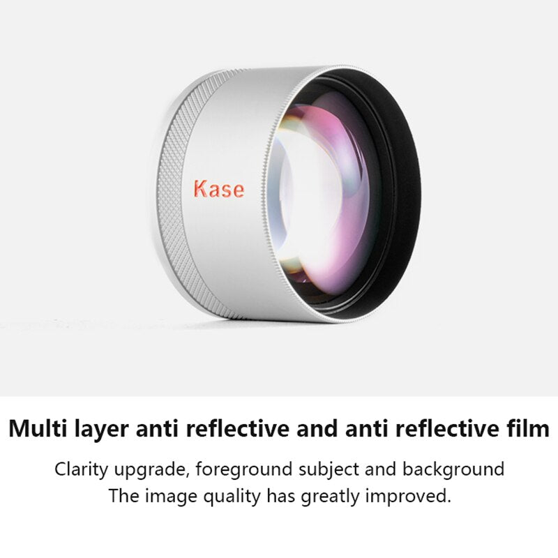 Kase Mobile Phone Lens Master 100 Pro Micro Mobile Phone Macro Lens HD shooting for Universal Smartphone Huawei Apple Xiaomi
