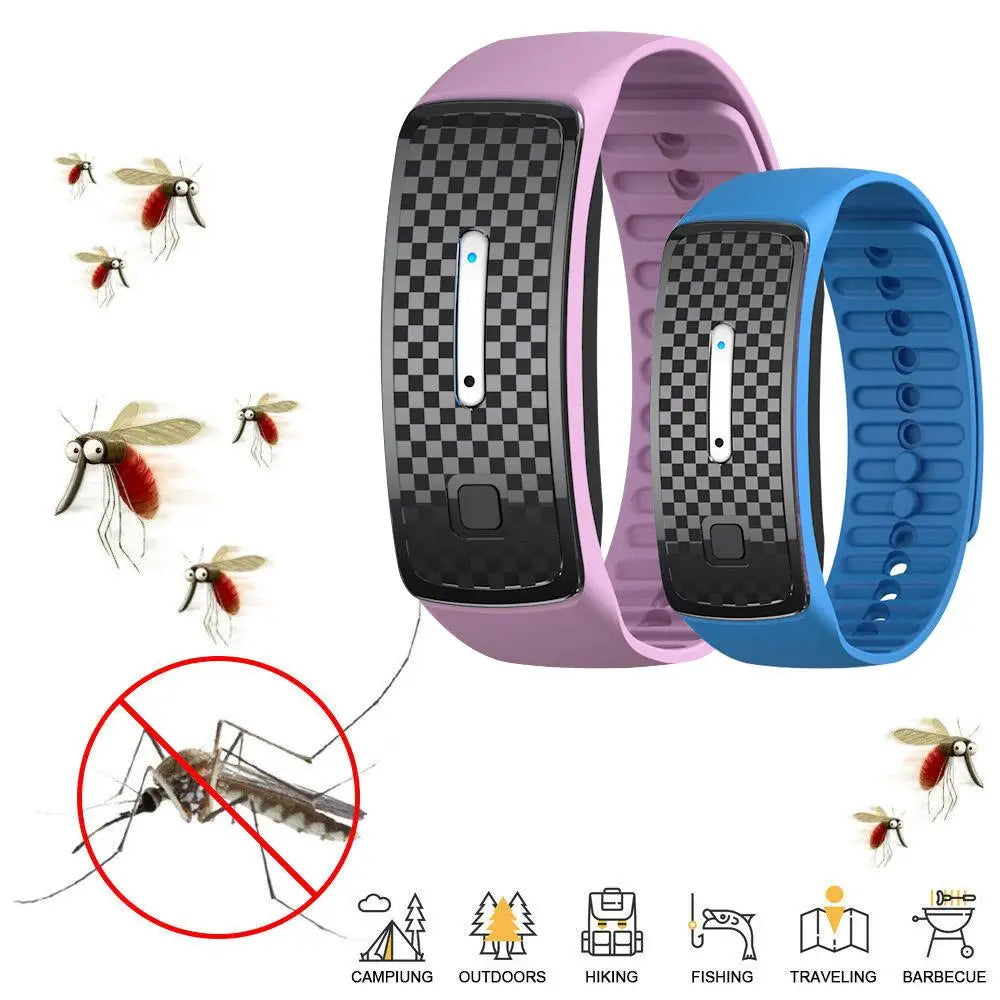 Ultrasonic Mosquito Repellent Bracelet Electronic Anti Mosquito Killer Pest Control Wristband Summer Repellent 모기 구충제 팔찌