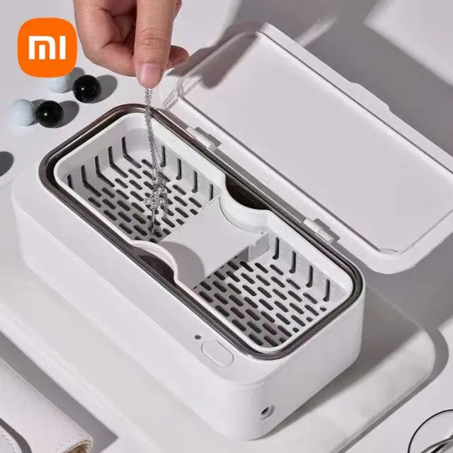 New Xiaomi EraClean Sterilization Ultrasonic Cleaner Ultrasonic Bath Jewelry Glasses Cleaning Machine Ultrasound Jewelry Cleaner