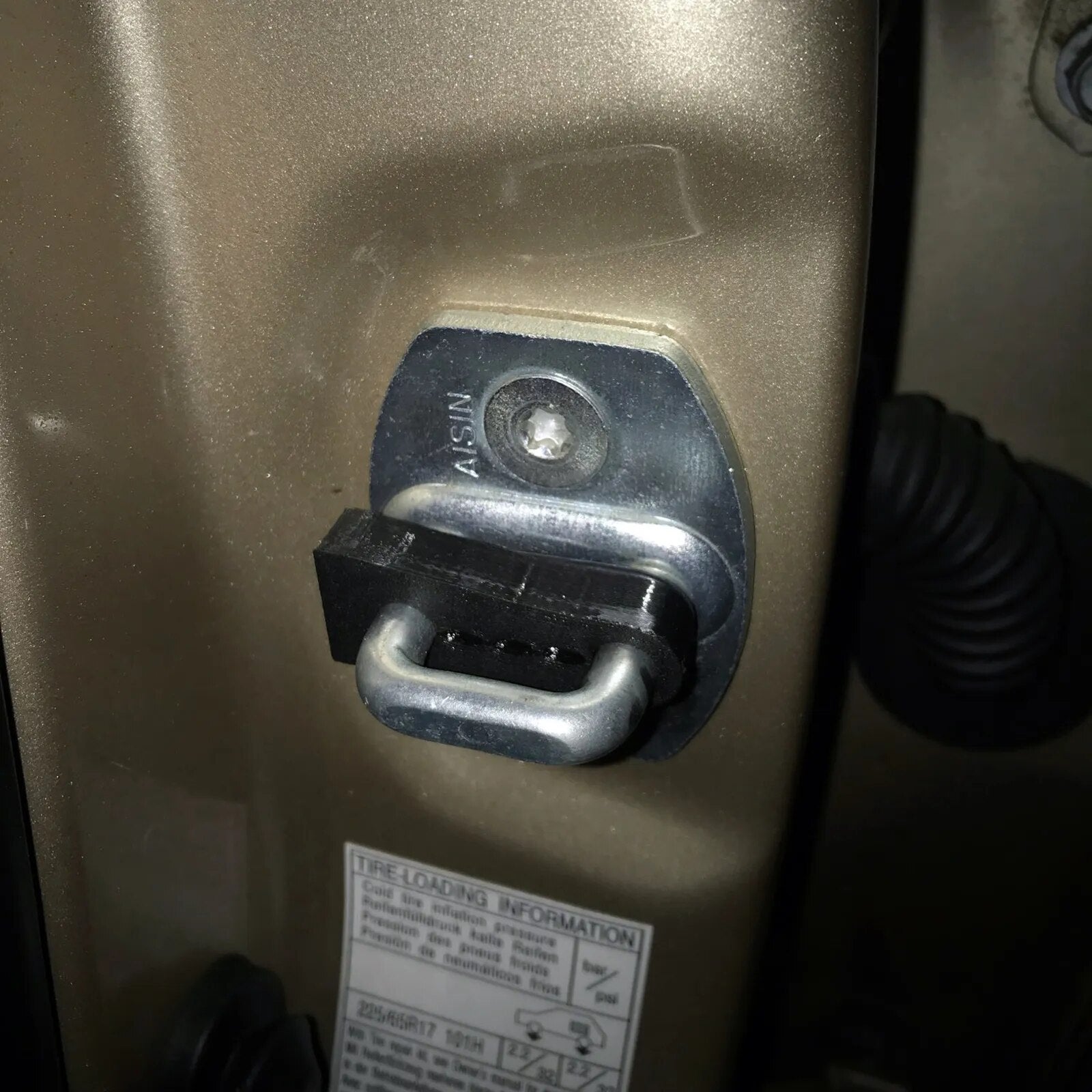 Door Lock Buffer Damper For Toyota Land Cruiser Prado J120 J150 Soundproof Insulation Quiet Deaf Creaking Noise Seal Stopper