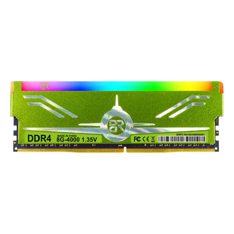 BR DDR4 Ram Memory 3200Mhz 8GB 16GB 2666Mhz 3600Mhz XMP 2.0 RGB Deskto Gaming Heat Sink Motherboard Intel AMD