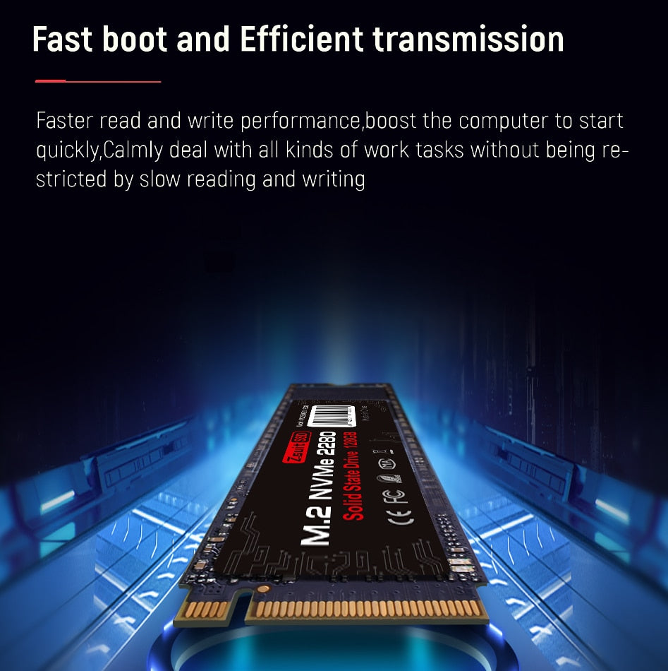 Z-suite Ssd Nvme M.2 512gb Large-capacity Notebook Hard Drive Hard Disk Laptop Built-in Hard Disk Fast Read Write M2 Ssd Drive