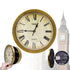 Jewelry Clock Safety Box Office Security Vintage Home Wall Hanging Storage Secret Pointer Watch Cash Retro
