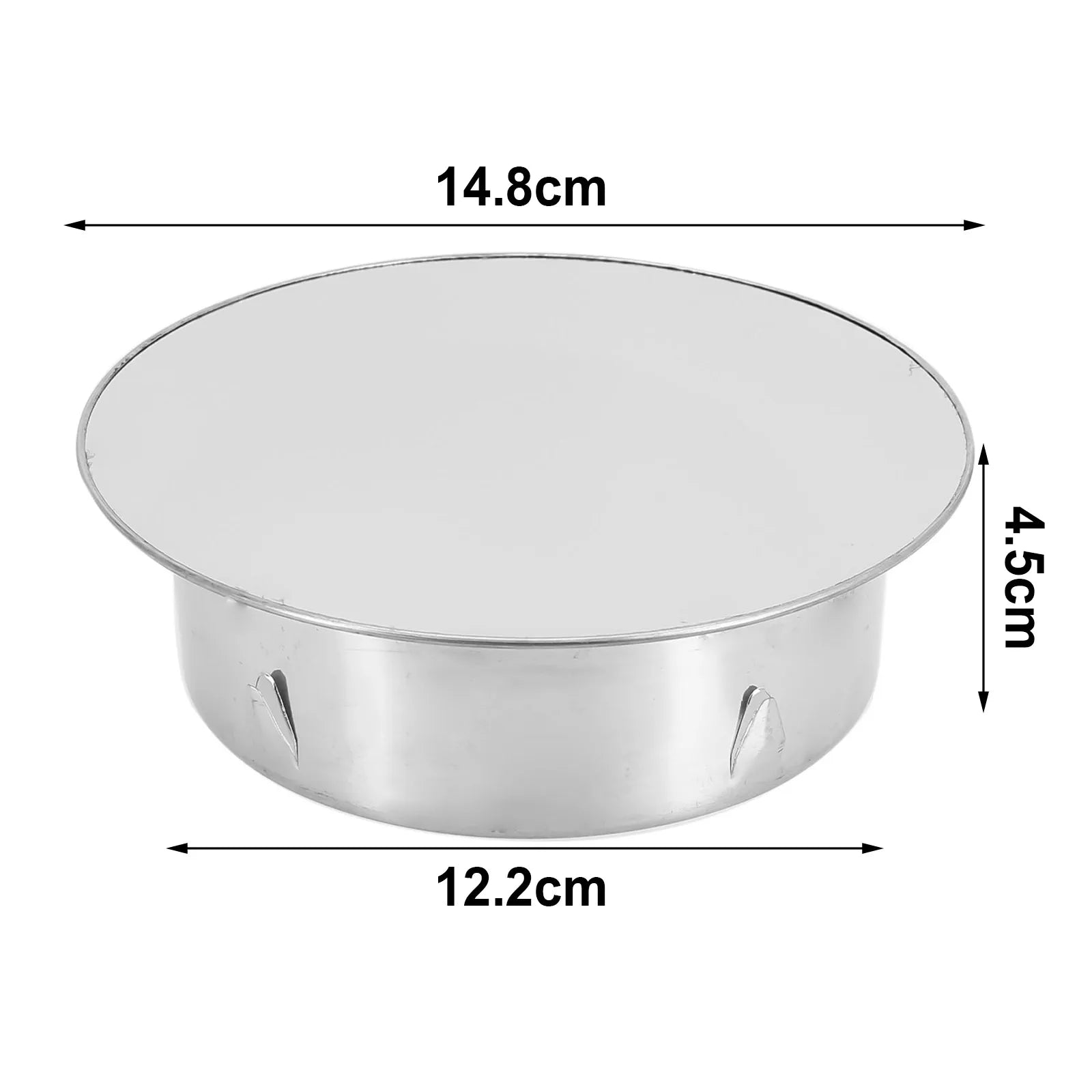 Chimney Hole Lid Stove Pipe Cover Inner Plug Cover Stainless Steel Stove Pipe Ventilation Ducts Wall Air Outlet Odor Proof Plug