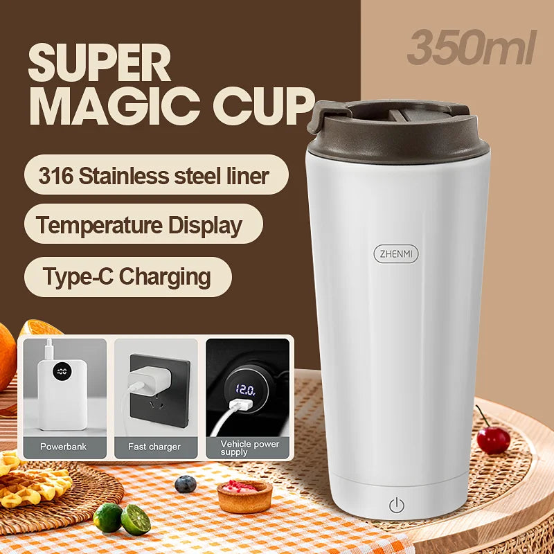 350ml Mini Electric Cup Type-C USB Portable Water Kettle for Travel Winter Warm Heating Cup Gifts