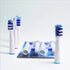 12 PCS Replacement Heads For Oral B Advance Power/Pro Health/Triumph/3D Excel/Vitality Precision Clean Electric Toothbrush