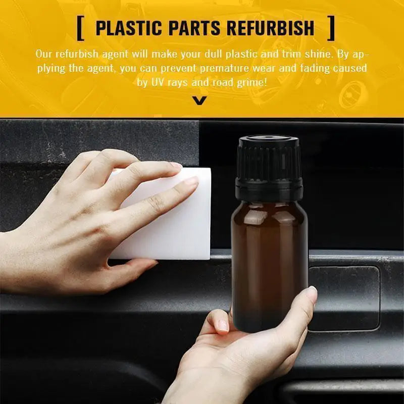Car Interior Plastic Part Refurbish Retread Restore Agent Console Instrument Panel Care Paint Coating Maintenance Polish Cleaner