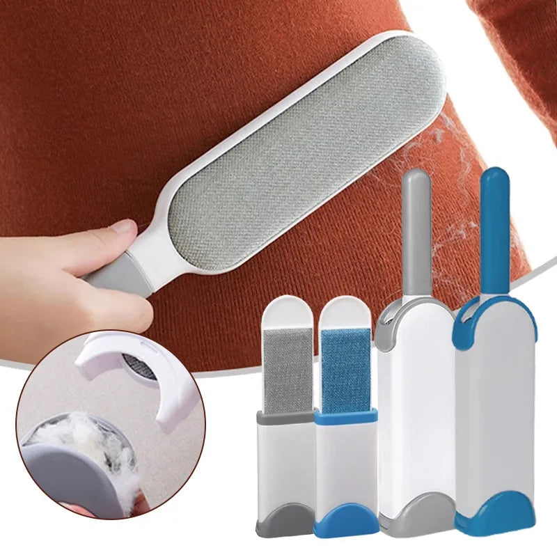Magic Clothes Lint Remover Reusable Pet Cat Hair Fur Roller Brush Reusable Static Dusting Cleaning Brushes Manual Cleaner Tool