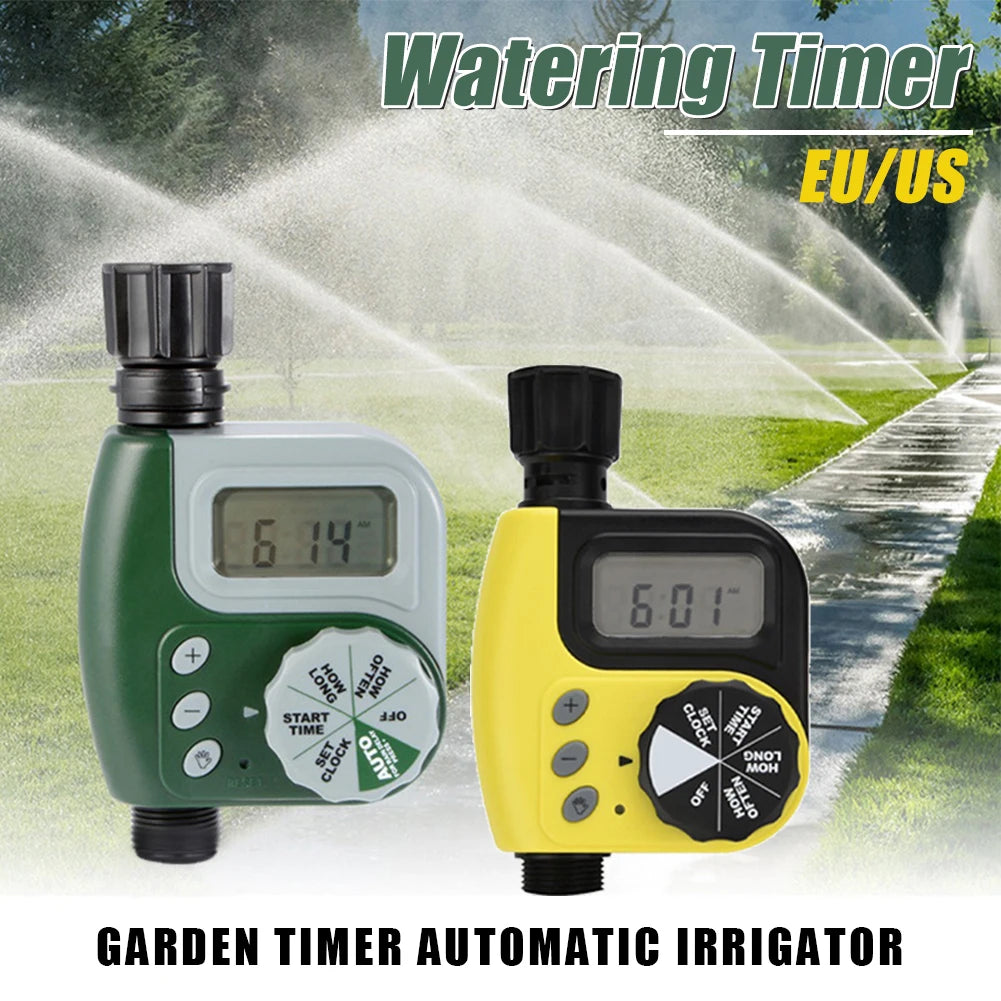 Sprinkler Timer Garden Water Timers Soft Rubber Button Digital Irrigation Machine for Cooling Courtyard/Greenhose Humidification