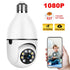 E27 WiFi Bulb Camera 1080P Baby Pet Monitor Indoor Full Color Night Auto Tracking Video Surveillance Security Cameras Floodlight