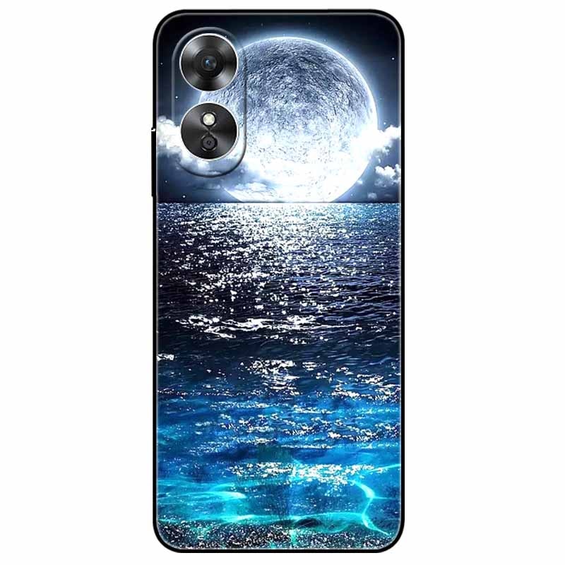 For OPPO A98 5G A 98 Case Silicone Soft Wolf Lion Cat Black Bumper Funda Coque for OPPO A98 2023 CPH2529 OPPOA98 Protective Bag