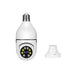 Camera Home Wireless WiFi Bulb Surveillance Camera 360 Degree Panoramic HD Bulb Lamp Head Camera Lamp Head