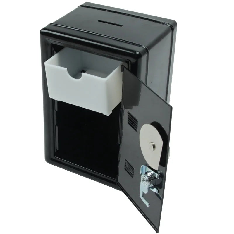 Mini Metal Safes  Piggy Bank Safe Money Box For Children Digital Coins Cash Saving Safe Deposit Birthday Gifts For Kids