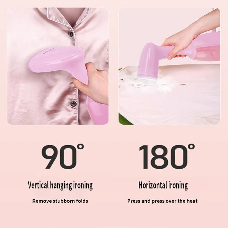 Garment Steamers 280ml Handheld Fabric Steamer 7 Holes 20 Seconds Fast-Heat 1500W Garment Steamer for Home Travelling Portable