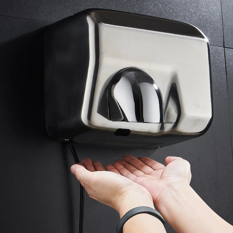 Stainless steel fully automatic smart hand dryer automatic induction hand dryer hand dryer