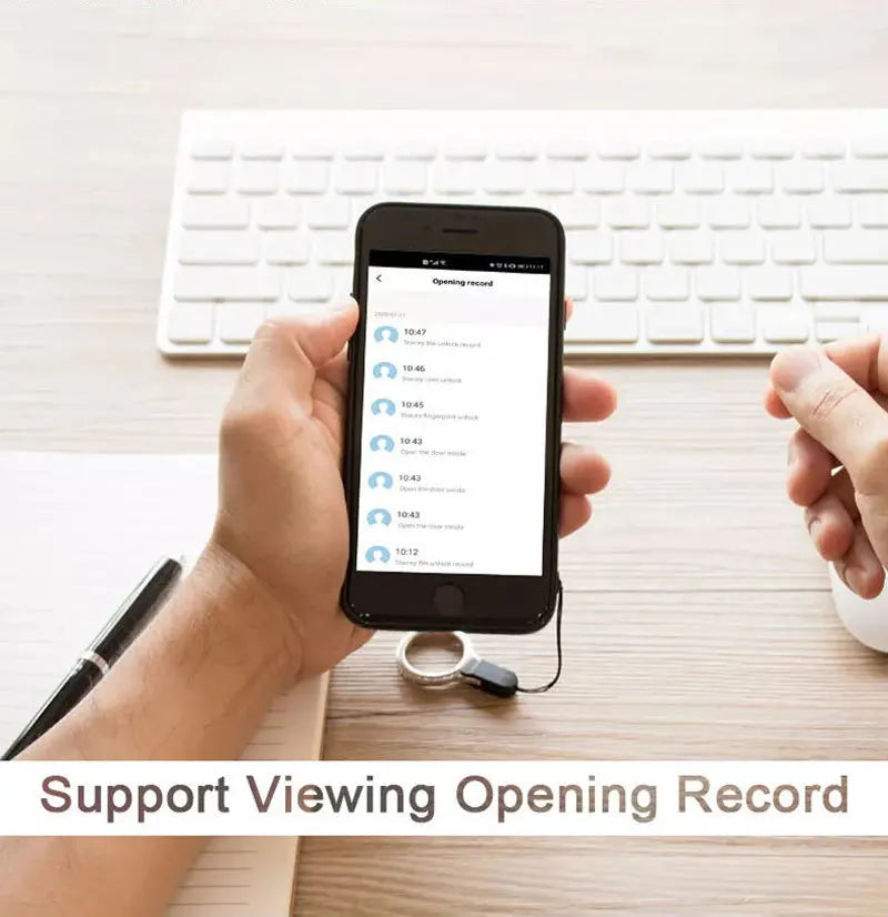 Tuya APP Fingerprint Door Lock IP66 Waterproof Keyless Fingerprint WIFI Access Control Standalone Keypad IC Card Door Entry