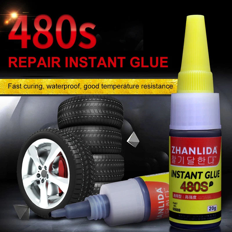 480S Black Strong Car Rubber Repair Tire Adhesive Car Window Speaker Sealing Strip Repair Glue Car Repair Refurbishing Tools New