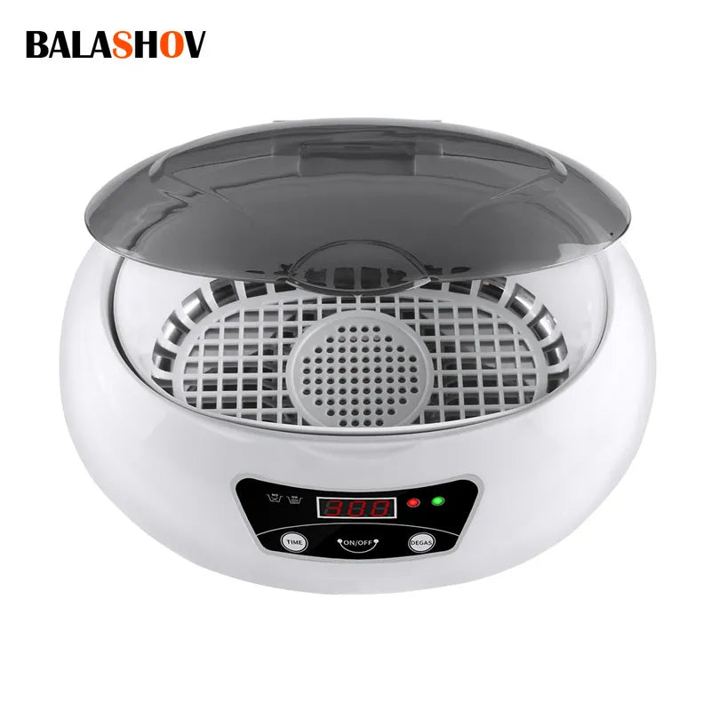 600ml Ultrasonic Cleaner Bath Timer for Jewelry Parts Glasses Manicure Stones Cutters Dental Razor Brush Ultrasound Sonic Boxc