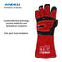 ANDELI 27cm Welding Glove Multifunctional Works Gloves Heat Resistant Mig/Stick/Tig Welder/Grill/Stove/BBQ Protective Gloves