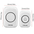 CACAZI New Wireless Doorbell Waterproof 300M Remote EU AU UK US Plug smart Door Bell Chime battery 1 2 button 1 2 3 receiver AC