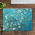 Van Gogh Almond Blossom Mouse Pad Non-Slip Office Tables Desk Mat Oil Painting Style Mouse Carpet Rubber Base Desktop Pad