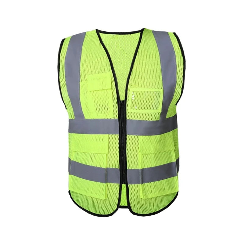 High Visibility Reflective Vest Be Seen Be Safe Yellow Vest for Car Women & Men