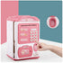 Lovely Cartoon Fingerprint Automatic Bank Automatic Cash Roll Atm Electric Girl Boy Children's Christmas Gifts Safe Deposit Box